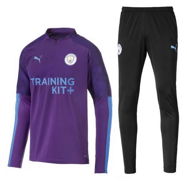 Survetement Football Manchester City 2019-20 Noir Purpura